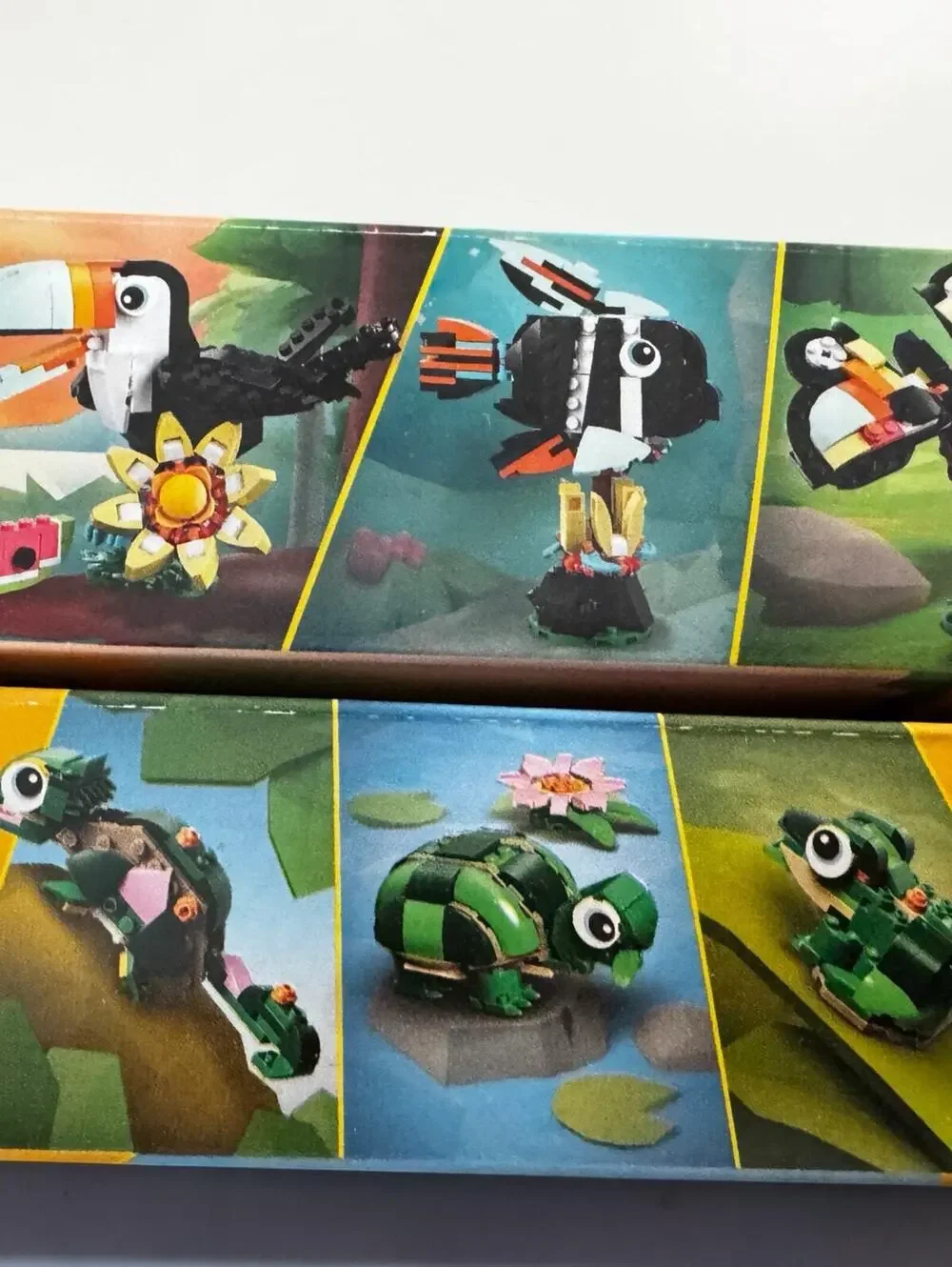 LEGO Creator 3 in 1 Animal Set Lot Tropical Toucan Turtle Water Lily New Sealed